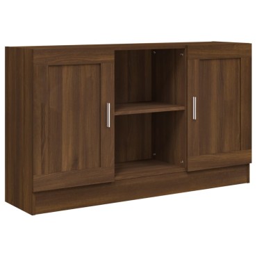 vidaXL Μπουφές Καφέ Δρυς 120x30,5x70cm από Επεξεργασμένο Ξύλο 1 τεμ.