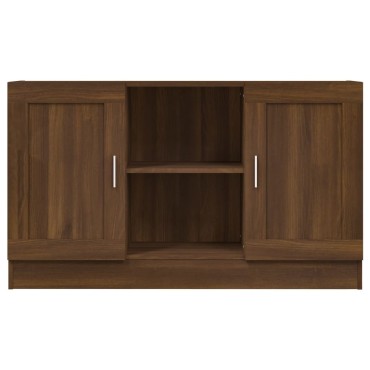 vidaXL Μπουφές Καφέ Δρυς 120x30,5x70cm από Επεξεργασμένο Ξύλο 1 τεμ.