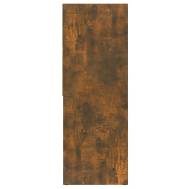 vidaXL Βιβλιοθήκη Καπνιστή Δρυς 67x24x161cm από Επεξεργασμένο Ξύλο 1 τεμ.