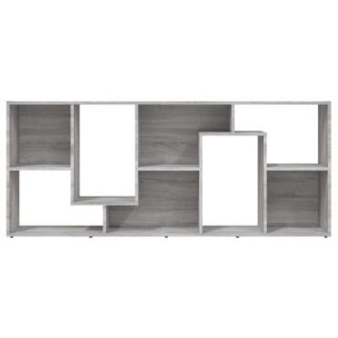vidaXL Βιβλιοθήκη Γκρι Sonoma 67x24x161cm από Επεξεργασμένο Ξύλο 1 τεμ.