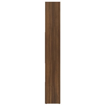 vidaXL Βιβλιοθήκη Καφέ Δρυς 67x24x161cm από Επεξεργασμένο Ξύλο 1 τεμ.