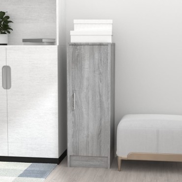 vidaXL Παπουτσοθήκη Γκρι Sonoma 32x35x92cm από Επεξεργασμένο Ξύλο