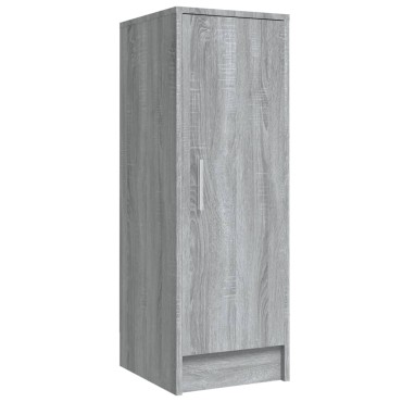 vidaXL Παπουτσοθήκη Γκρι Sonoma 32x35x92cm από Επεξεργασμένο Ξύλο