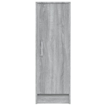 vidaXL Παπουτσοθήκη Γκρι Sonoma 32x35x92cm από Επεξεργασμένο Ξύλο