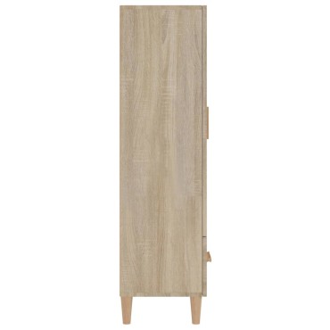 vidaXL Ντουλάπα Sonoma Δρυς 70x31x115cm από Επεξεργασμένο Ξύλο 1 τεμ.