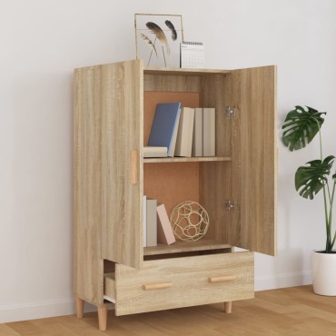vidaXL Ντουλάπα Sonoma Δρυς 70x31x115cm από Επεξεργασμένο Ξύλο 1 τεμ.