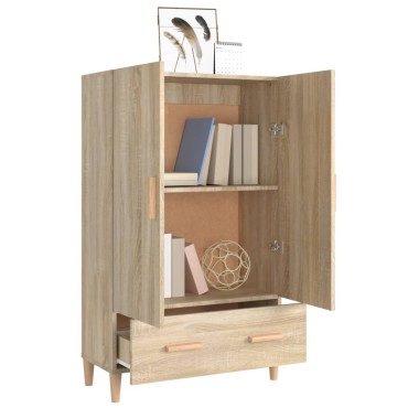 vidaXL Ντουλάπα Sonoma Δρυς 70x31x115cm από Επεξεργασμένο Ξύλο 1 τεμ.
