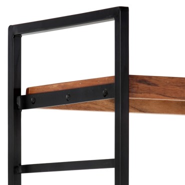 vidaXL Βιβλιοθήκη με 4 Επίπεδα 80x30x180cm Μασίφ Ξύλο Ακακίας 1 τεμ.