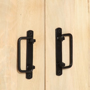 vidaXL Βιβλιοθήκη με 4 Επίπεδα 80x30x180cm από Μασίφ Ξύλο Μάνγκο 1 τεμ.