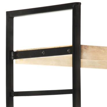 vidaXL Βιβλιοθήκη με 4 Επίπεδα 80x30x180cm από Μασίφ Ξύλο Μάνγκο 1 τεμ.