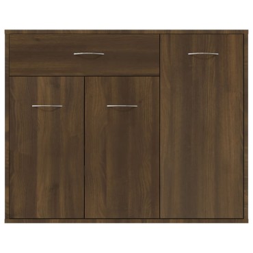 vidaXL Μπουφές Καφέ Δρυς 88x30x70cm από Επεξεργασμένο Ξύλο 1 τεμ.