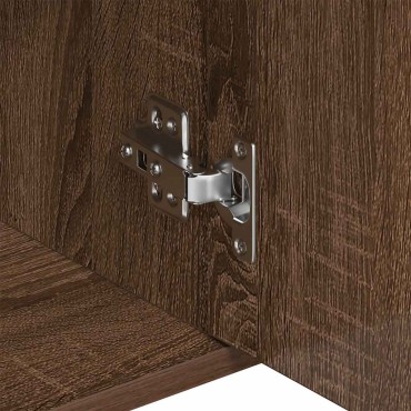 vidaXL Μπουφές Καφέ Δρυς 88x30x70cm από Επεξεργασμένο Ξύλο 1 τεμ.