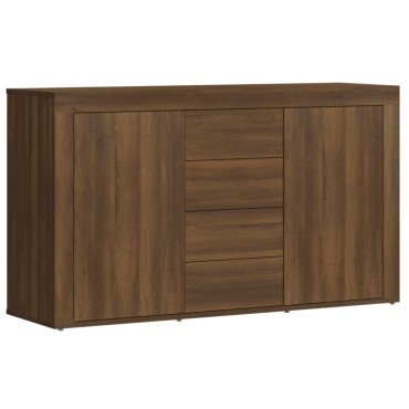vidaXL Μπουφές Καφέ Δρυς 120x36x69cm από Επεξεργασμένο Ξύλο 1 τεμ.
