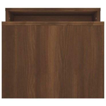 vidaXL Τραπεζάκια Σαλονιού Σετ Καφέ Δρυς 100x48x40cm Επεξεργ. Ξύλο 1 τεμ.