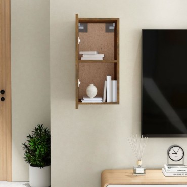 vidaXL Έπιπλο Τηλεόρασης Καπν. Δρυς 30,5x30x60cm Επεξεργ. Ξύλο