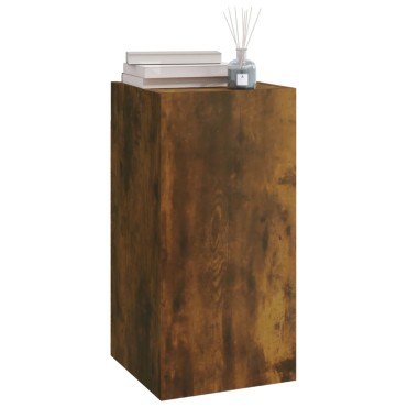 vidaXL Έπιπλο Τηλεόρασης Καπν. Δρυς 30,5x30x60cm Επεξεργ. Ξύλο