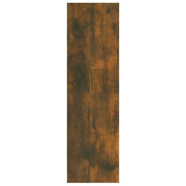 vidaXL Ραφιέρα Τοίχου Καπνιστή Δρυς 75x16x55cm από Επεξεργ. Ξύλο 1 τεμ.