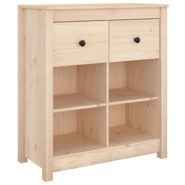 vidaXL Μπουφές 70x35x80cm από Μασίφ Ξύλο Πεύκου 1 τεμ.