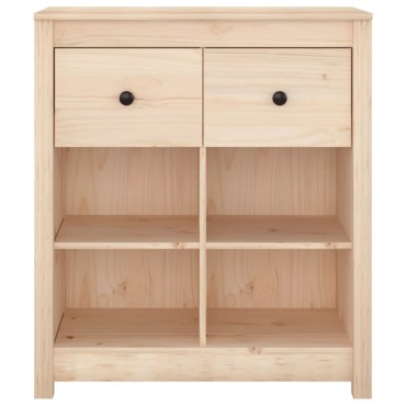 vidaXL Μπουφές 70x35x80cm από Μασίφ Ξύλο Πεύκου 1 τεμ.
