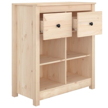 vidaXL Μπουφές 70x35x80cm από Μασίφ Ξύλο Πεύκου 1 τεμ.