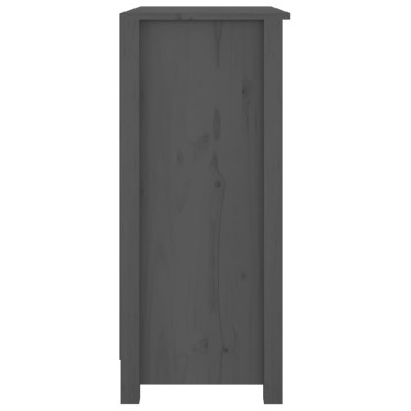 vidaXL Συρταριέρα Γκρί 70x35x80cm από Μασίφ Ξύλο Πεύκου 1 τεμ.
