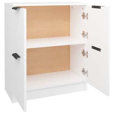 vidaXL Συρταριέρα Λευκή 60x30x70cm από Επεξεργασμένο Ξύλο 1 τεμ.