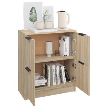 vidaXL Συρταριέρα Sonoma Δρυς 60x30x70cm από Επεξεργασμένο Ξύλο 1 τεμ.