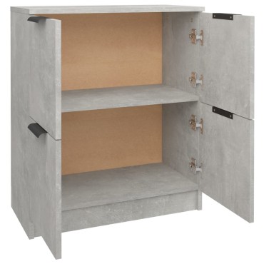 vidaXL Ντουλάπι Γκρι Σκυροδέματος 60x30x70cm από Επεξεργασμένο Ξύλο 1 τεμ.