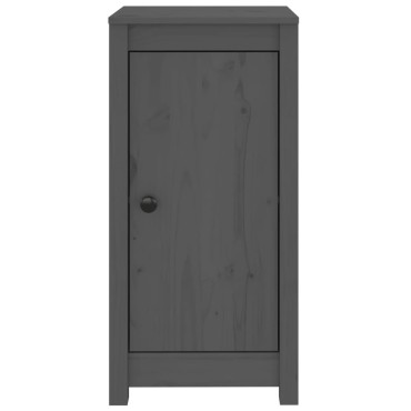 vidaXL Ντουλάπι Γκρι 39x35x80cm από Μασίφ Ξύλο Πεύκου 1 τεμ.
