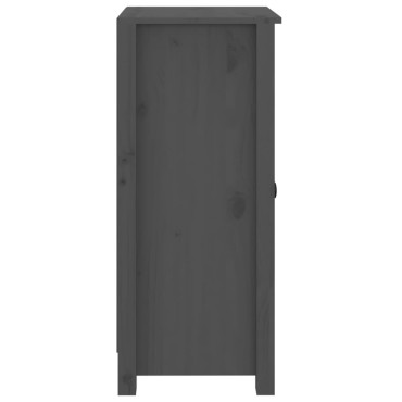 vidaXL Ντουλάπι Γκρι 39x35x80cm από Μασίφ Ξύλο Πεύκου 1 τεμ.