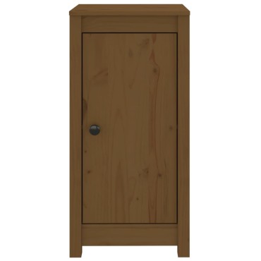 vidaXL Συρταριέρες 2 τεμ. Καφέ Μελί 39x35x80cm από Μασίφ Ξύλο Πεύκου