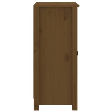 vidaXL Συρταριέρες 2 τεμ. Καφέ Μελί 39x35x80cm από Μασίφ Ξύλο Πεύκου