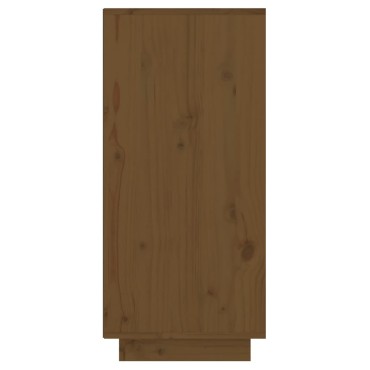 vidaXL Ντουλάπι Κονσόλα Μελί 60x34x75cm από Μασίφ Ξύλο Πεύκου 1 τεμ.