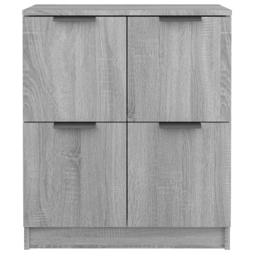 vidaXL Ντουλάπι Γκρι Sonoma 60x30x70cm από Επεξεργασμένο Ξύλο 1 τεμ.