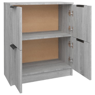 vidaXL Ντουλάπι Γκρι Sonoma 60x30x70cm από Επεξεργασμένο Ξύλο 1 τεμ.