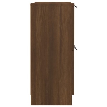 vidaXL Μπουφές Καφέ Δρυς 60x30x70cm από Επεξεργασμένο Ξύλο 1 τεμ.