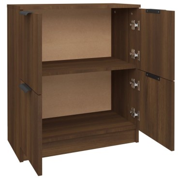 vidaXL Μπουφές Καφέ Δρυς 60x30x70cm από Επεξεργασμένο Ξύλο 1 τεμ.
