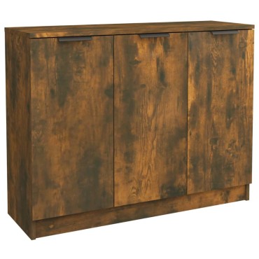 vidaXL Συρταριέρα Καπνιστή Δρυς 90,5x30x70cm Επεξεργασμένο Ξύλο 1 τεμ.