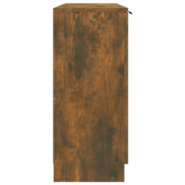 vidaXL Συρταριέρα Καπνιστή Δρυς 90,5x30x70cm Επεξεργασμένο Ξύλο 1 τεμ.