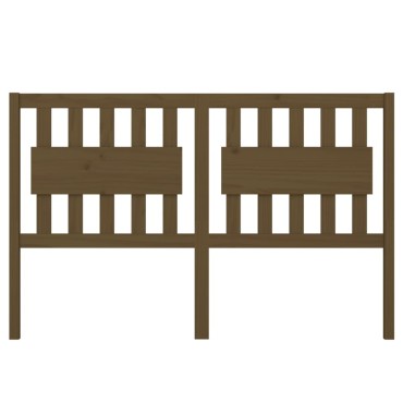 vidaXL Κεφαλάρι Κρεβατιού Μελί 155,5x4x100cm Μασίφ Ξύλο Πεύκου 1 τεμ.