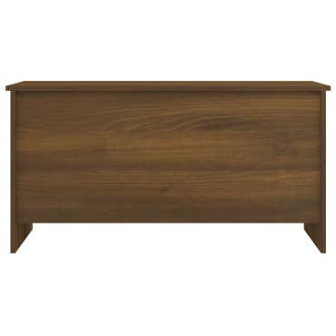 vidaXL Τραπεζάκι Σαλονιού Καφέ Δρυς 102x55,5x52,5cm Επεξεργ. Ξύλο 1 τεμ.