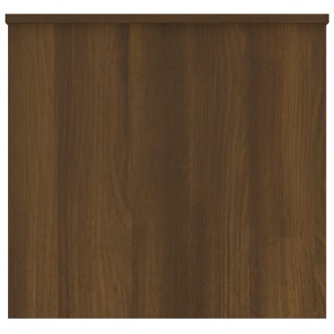 vidaXL Τραπεζάκι Σαλονιού Καφέ Δρυς 102x55,5x52,5cm Επεξεργ. Ξύλο 1 τεμ.