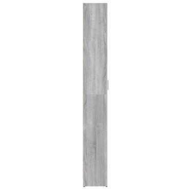 vidaXL Ντουλάπα Χολ Γκρι Sonoma 55x25x189cm από Επεξεργασμένο Ξύλο 1 τεμ.