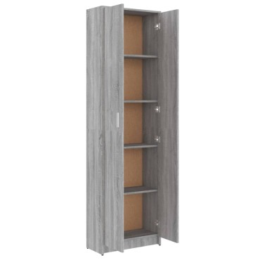 vidaXL Ντουλάπα Χολ Γκρι Sonoma 55x25x189cm από Επεξεργασμένο Ξύλο 1 τεμ.
