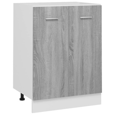 vidaXL Ντουλάπι Lyon Γκρι Sonoma 60x46x81,5cm Επεξεργασμένο Ξύλο 1 τεμ.