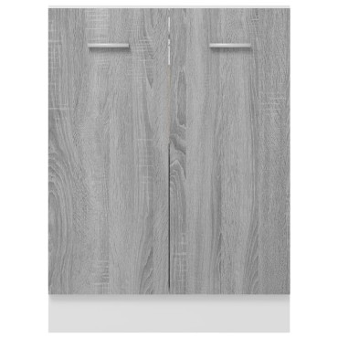 vidaXL Ντουλάπι Lyon Γκρι Sonoma 60x46x81,5cm Επεξεργασμένο Ξύλο 1 τεμ.
