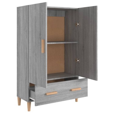vidaXL Ντουλάπα Γκρι Sonoma 70x31x115cm από Επεξεργασμένο Ξύλο 1 τεμ.