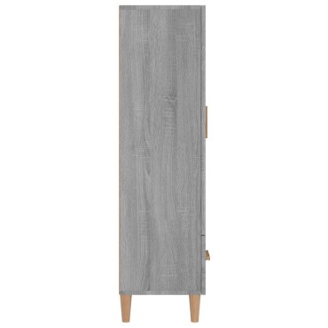 vidaXL Ντουλάπα Γκρι Sonoma 70x31x115cm από Επεξεργασμένο Ξύλο 1 τεμ.