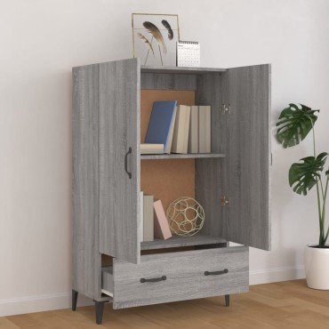 vidaXL Ντουλάπα Γκρι Sonoma 70x31x115cm από Επεξεργασμένο Ξύλο 1 τεμ.