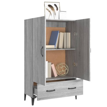 vidaXL Ντουλάπα Γκρι Sonoma 70x31x115cm από Επεξεργασμένο Ξύλο 1 τεμ.